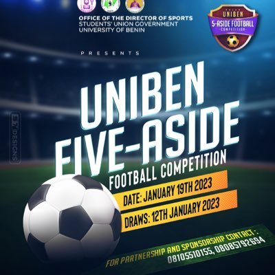 Official Twitter account for sports at the University of Benin.💜💛💜💛
Showcasing top sporting talents from UNIBEN to the world! #SportsUniben🏅🏆🎖🏆