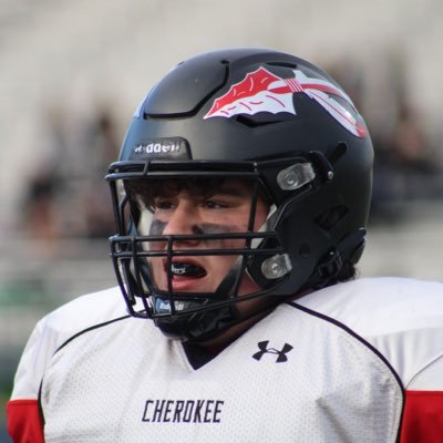 Cherokee highschool Class of 27’ Offensive guard, offensive tackle