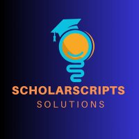 ScholarScripts Solutions(@ScholarScriptsS) 's Twitter Profile Photo