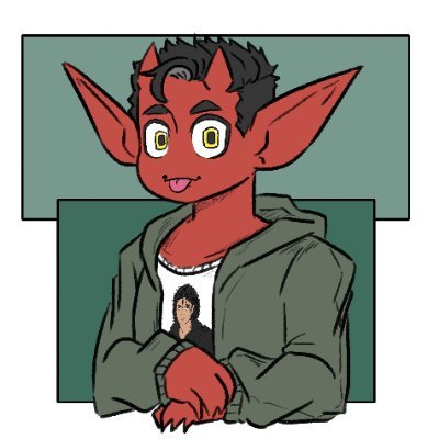 he/him/24 

Bite sized goblin doodle boi. ASADEN ARTIST. Occasional 🔞 stuff so like no minors pls

pfp - @DynamiteWormBlaster 

banner - @SketchRogue