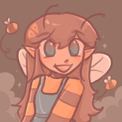 that one silly bee guy - they/it/xe | minor | nonbinary | twitch streamer + voice actor | 1K+ (banner: @mickspy) (pfp: @jqsmineart)