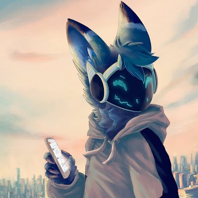 TheBlueProtogen's profile picture. Just a blue Protogen who likes Monster Metro