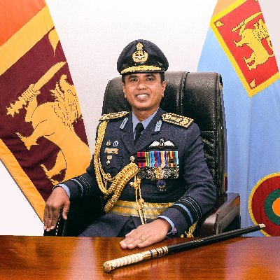 RSP and two Bars,VSV ,USP, MSc (MOA) USA,MSc (Def Stu) in Mgt,MA in IS&S (UK),BSc (Def Stu), MIM (SL), AMIE(SL), rcds, psc - Commander of the Sri Lanka Airforce