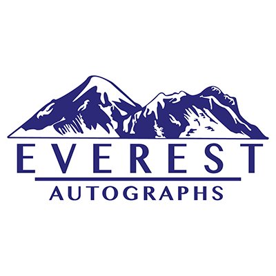 Specializing in premium celebrity autographs for your collection. Everest Autographs is owned & operated by Chris Wyman, a veteran in the autograph industry.