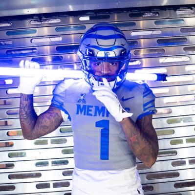 (6’0height)(180weight )Wide receiver at THE University of Memphis