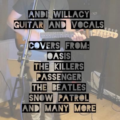 Guitar and vocalist performing covers from The Killers, Oasis, Snow Patrol, The Beatles plus lots more.