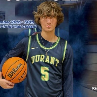 6'3 | PG | 170 | 2024 | Durant FL 7A | Record 22-8 | 21.3 PPG | 3.4 APG

All-County
All-Conference
FACA All-Star
FACA District 15 7A All-State
#1 in FL 3PM 113