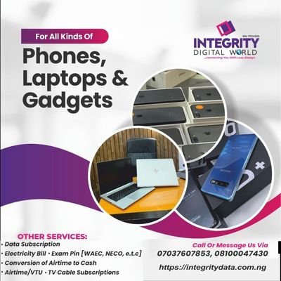 1. Mobile phones & Laptops
2. Gadgets & Accessories
3. Data and Telecommunications
4. Web development