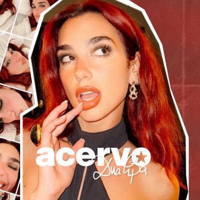 acervo da cantora do cabelo vermelho dua lipa