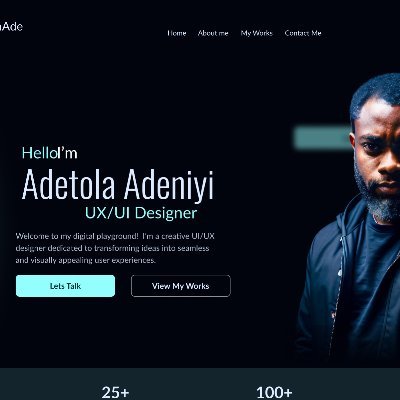 ProfAde_ade's profile picture. Designer 
developer
custom web app developer
