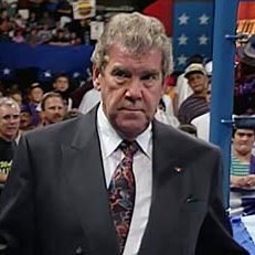 President of the World Wrestling Federation and only man to know the full WWF rule book from cover to cover.