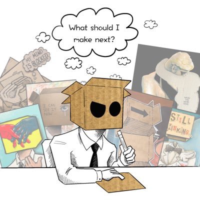 Hello! I’m Hector Sector. I like to make art and comics. oh and I also have a box for a head.