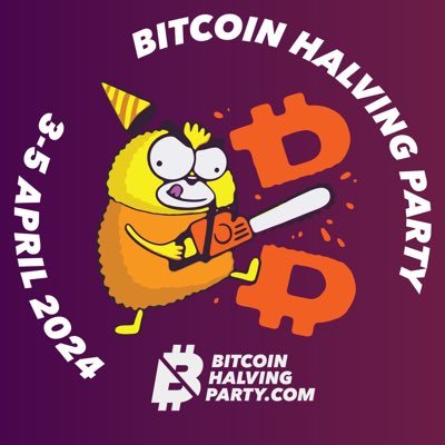 April 3-5, 2024. The world’s greatest #Bitcoin Halving Party in El Salvador 🇸🇻. Bitcoin and Bitcoiners deserve a Halving Party. @MemeFactoryTM Affiliate