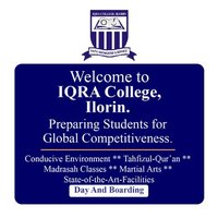 IQRA COLLEGE ILORIN(@iqracollegeilr) 's Twitter Profile Photo