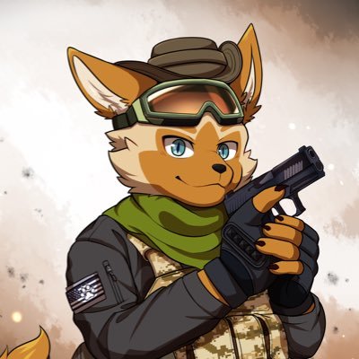 Mojavefur's profile picture. I’m MOJAVE, A fennec fox furry who loves guns, airsoft, military and tactical style 🔫🦊 TH=⭕️ EN=⭕️ CN=🔼 JP=❌ Suit by: @YUZUBU_Furmaker Owner: @J1NKuNG