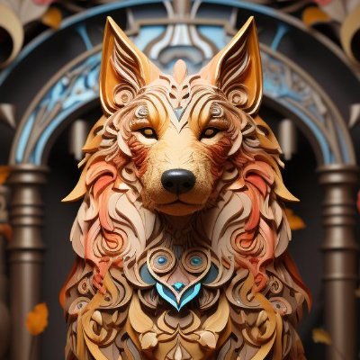 The first AI Generated Fractal Animals with rarity rank
