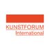 KUNSTFORUM – Das Magazin für zeitgenössische Kunst (@KUNSTFORUM_int) Twitter profile photo