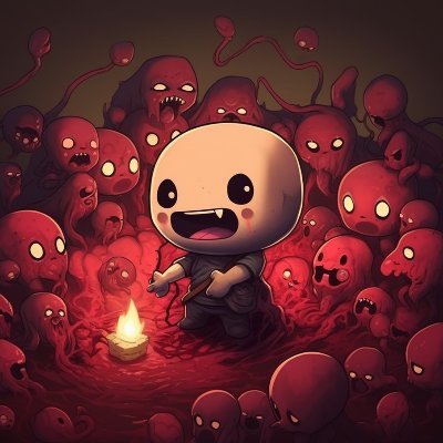 Binding of Isaac fans, sharing content and creating a gamer community. Focusing on the item's description and listing.