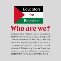 Educators for Palestine - NEA (@neaforpalestine) 's Twitter Profile Photo Educators for Palestine - NEA (@neaforpalestine) 's Twitter Profile Photo