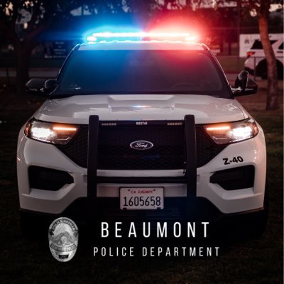 Commitment to Community -The official Beaumont PD Twitter Page. This site is not monitored 24/7. For an emergency dial 911 or non-emergency at 951-769-8500.