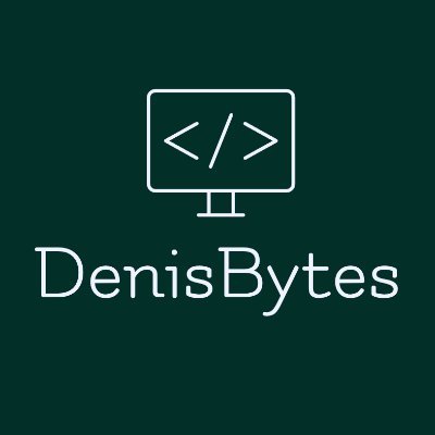 DenisBytes's profile picture. coding.