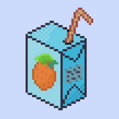 🧃 Hi, I'm Juice! 
🎨 Learning pixel art one daily drawing at a time
❤️ Big fan of: 🍣🏐🎮🏄🧋