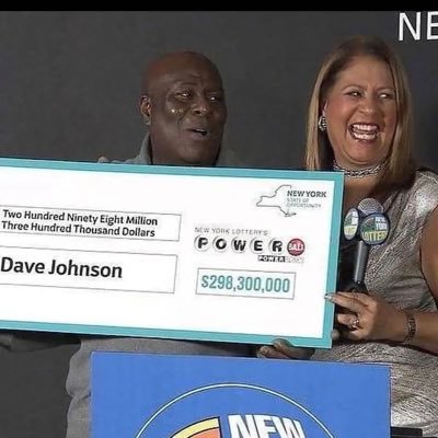 I'm Dave Johnson the winner of the powerball lottery. with the winning amount of $298.3million. I'm giving out $200,000 to my first 1k follower