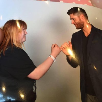 One time I promised Jensen Ackles I would keep fighting and he hugged me and said he was proud of me and I cried x