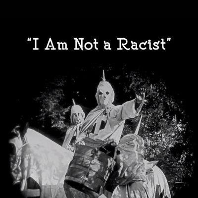 A parody of Griffith's The Birth of a Nation, I Am Not a Racist rearranges the scenes of the classic movie and recreates its dialogues to mock its racism.