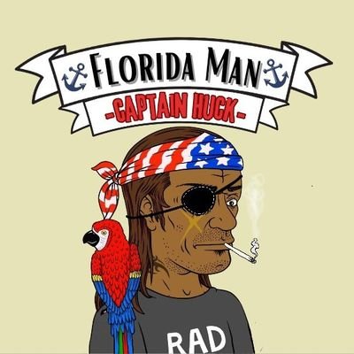 ⚓ #FloridaMan - 'Captian Huck'.

Florida born n' raised on the bayou.

Owner of 'Captian Huck's bay tours'. 
'All GAS, no BRAKES!  @flmannfts ⚓