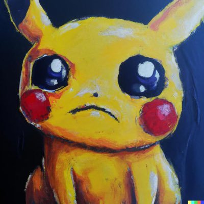 El Pikachu de los ojos tristes uwu