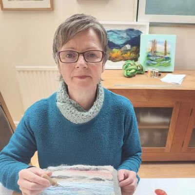 MarieJonesArt2's profile picture. I create felted wool and embroidery art for your home. Or why not try a kit?Available to purchase in my Etsy shop. See you there.