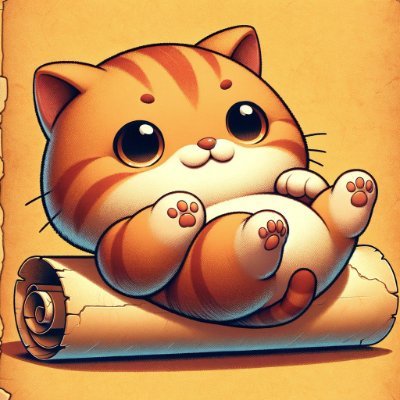 Danjuan Scroll Cat - inspired by @yezhang1998's cat name