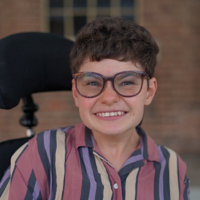 Cerebral Palsy 
AAC User
Content Creator 
Public Speaker