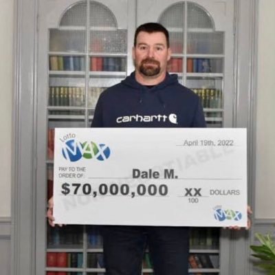 Dale M.the Winner of the largest powerball jackpot lottery... $70,000,000 giving back to the society by paying credit cards debt medical bill phone bills Dm Now