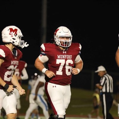 6’2 offensive guard/tackle 280lb Munford Highschool🏈C/O26