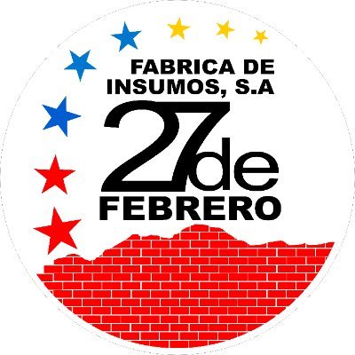 Cuenta Oficial de la Fábrica de Insumos 27 de Febrero, S.A. Adscrita al Ministerio del Poder Popular para Hábitat y Vivienda.