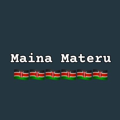 *Am a God son
*Entrepreneur
*Email: mainaanthony48@gmail.com
*Compassionate to humanity
*Pendi Wa watch