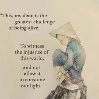 You are the community now
Be a lamp for yourselves
Be your own refuge
Seek for no other
All things must pass
Strive on diligently
Don’t give up…
Buddha