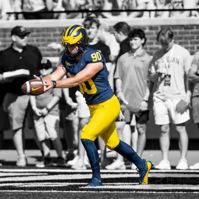 kicker/punter for @umichfootball