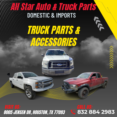 We sell all types of spare parts: engines, transmissions, doors, fenders, etc.
All for: 🔴Ford 🔴Chevy 🔴Dodge 🔴Nissan 🔴Toyota
☎️ 832 884 2983
