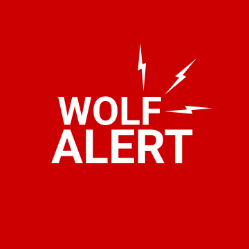 WolfAlert is NC State University's emergency communication system.