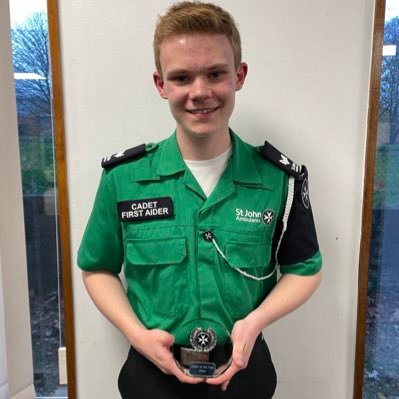 Stanley (He/Him) | @stjohnambulance West Anglia (Beds & Herts) District Cadet of the Year 💚  | @SJAEofEYouth Regional Youth Forum Chair

 All Views are my own