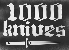 1000knivesinc's profile picture. shows, art and a record label.