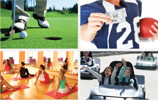 Discounts on New England sporting events and adventures. Save up to 80% on activities like golf outings, ski trips, laser tag, yoga, rock climbing, & paintball.