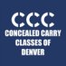 Concealed Carry Classes Of Denver (@cccdinstructor) Twitter profile photo Concealed Carry Classes Of Denver (@cccdinstructor) Twitter profile photo