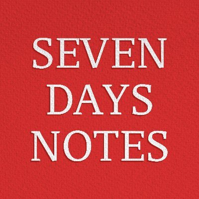 sevendaysnotes Profile Picture