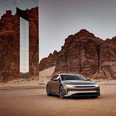 Fueling your desert dreams with a touch of luxury and a dash of electric thrill. 🏜️🇸🇦🇺🇸⚡️ #RideInStyle $LCID