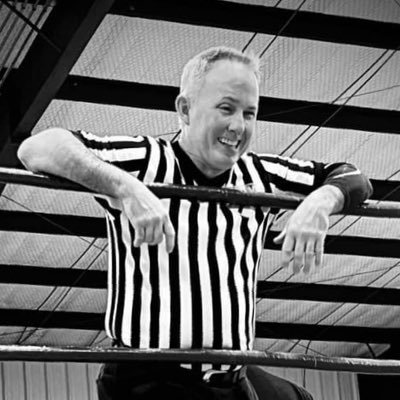 Pro Wrestling Referee now available for bookings ! Made the 3 count for Ric Flair’s final match! Listen to Talking Rasslin’ With Pondwater Dave!