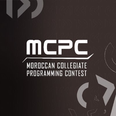 The official Twitter account for the Moroccan Collegiate Programming Contest (#MCPC)

#ICPC #ACPC #CompetitiveProgramming